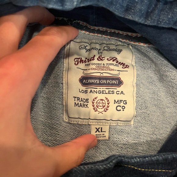 Denim Heavyweight Hoodie - Picture 2 of 12